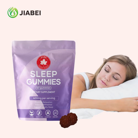 OEM Custom Supplement Manufacturer'S Sleep Gummy Herb Supplement Vitamins for Adults to Relieve Stress Improve Sleep Quality